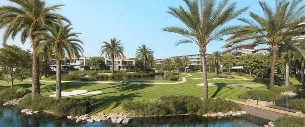 مساحة وتصميم جولف تاون Modon developments